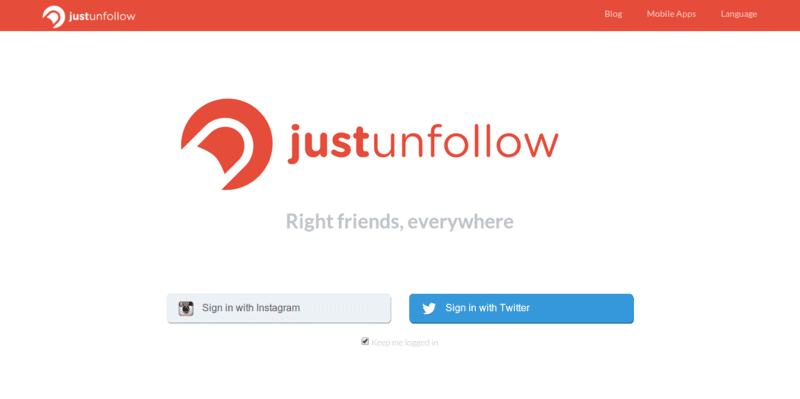 Just Unfollow