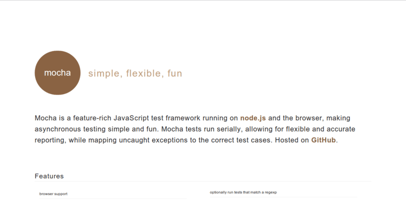 Mocha: Feature-rich JavaScript Testing Framework