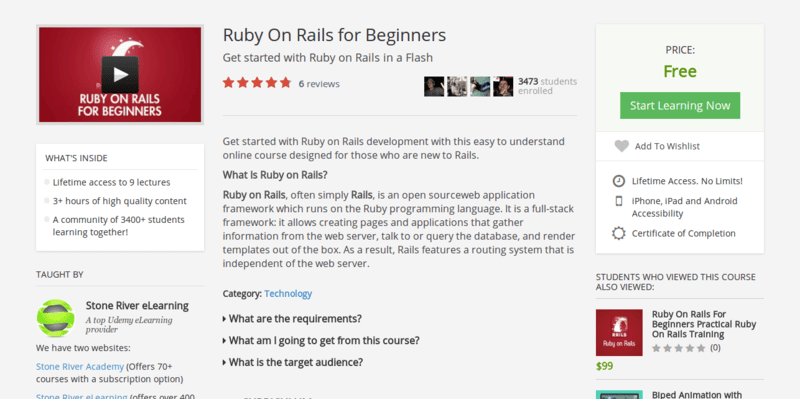 Ruby On Rails Training Course Ruby On Rails for Beginners Udemy