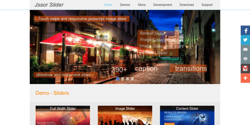 jQuery Image Slider Slideshow Carousel Gallery Banner js html TOUCH SWIPE