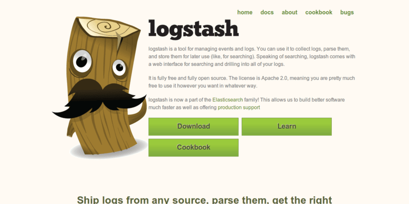 logstash open source log management