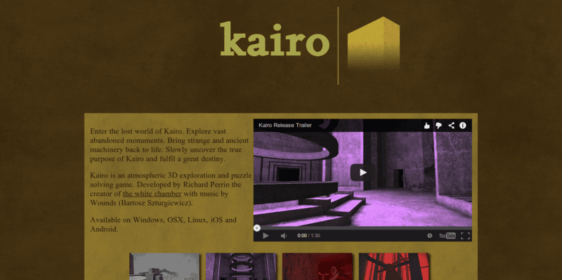 Kairo a game by Perrin   home