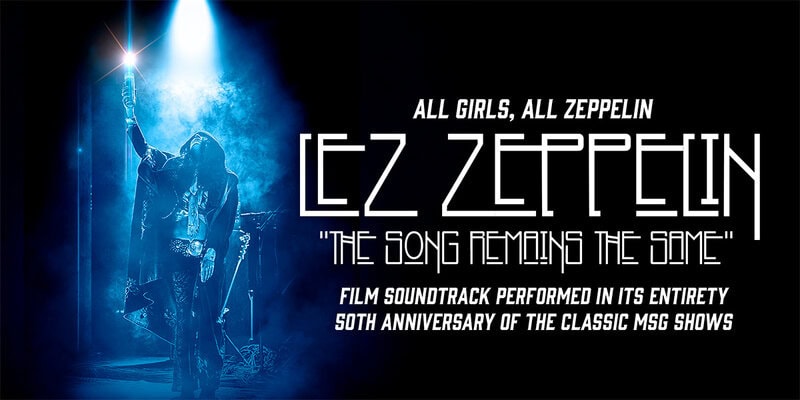 Lez Zeppelin at the Emelin Theatre, Mamaroneck, Westchester, NY, October 3, 2026