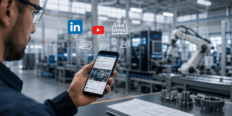 Redes sociales para empresas industriales