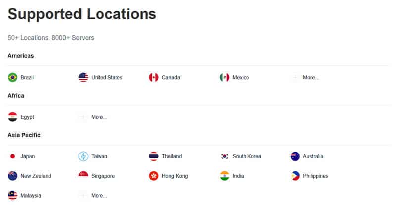 Serveurs X-VPN