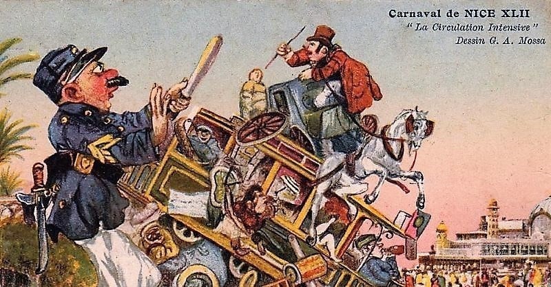 Coups de poing au Carnaval de Nice