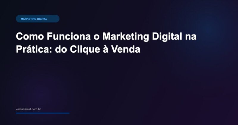 Como funciona o marketing digital na prática - do clique à venda para empresas