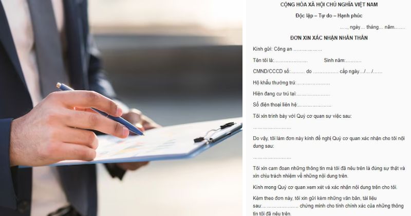 Giấy xác nhận quan hệ nhân thân viết như thế nào? Giấy xác nhận quan hệ nhân thân viết như thế nào?