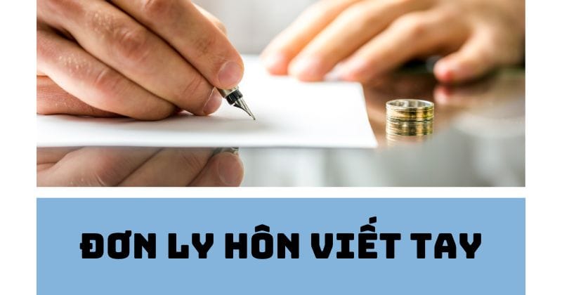 Đơn ly hôn bằng tay