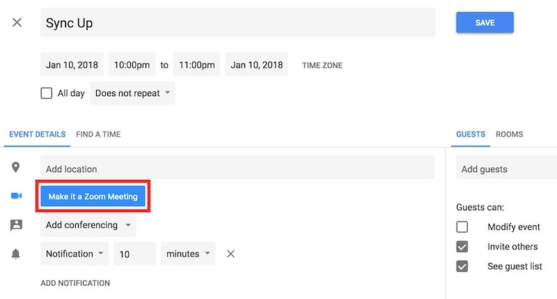 Add-and-Schedule-Zoom-Meetings-using-Google-Calendar