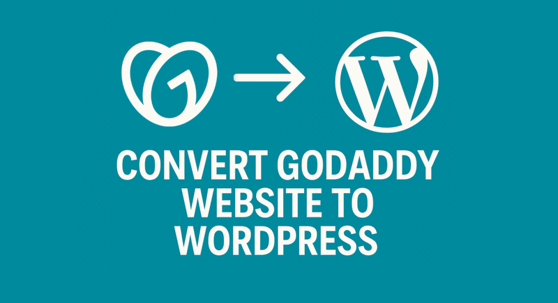 migrate godaddy to wordpress
