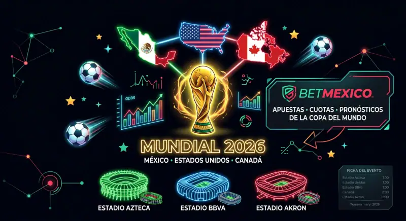 Apuestas Mundial 2026 en BetMexico cuotas y pronósticos