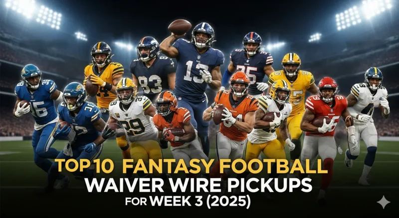 Top 10 Fantasy Football Waiver Wire Pickups Week 3