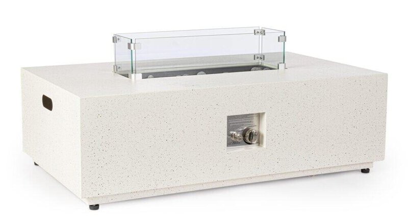Refrigeratore gelo con vetro di sicurezza e piastra riscaldante, ideale per cucine commerciali e eventi gastronomici.