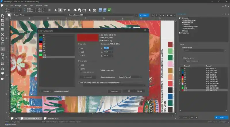 Software neoStampa Colors S3RTEC
