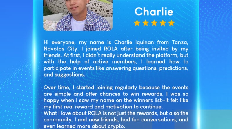 User testimony