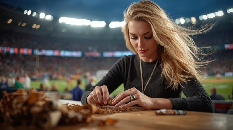 cigar roller Super Bowl