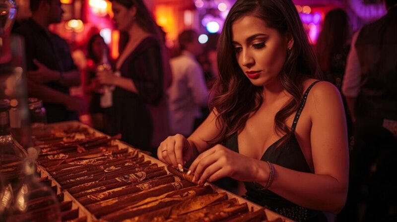 hiring the best cigar roller for events