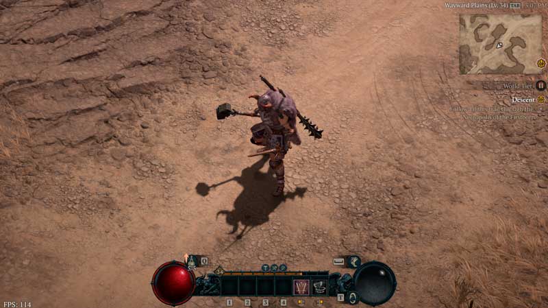 Diablo IV, использующая DLAA в режиме качества с 1440p