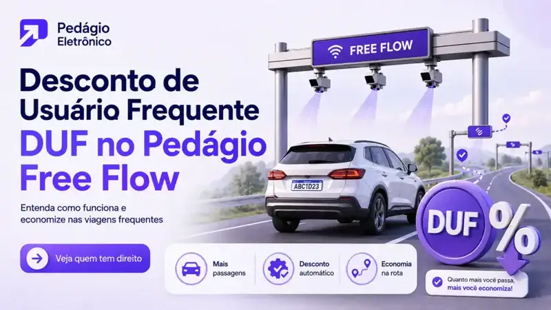 desconto para usuario frequente duf pedágio digital free flow