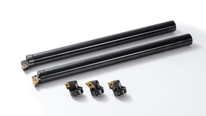 KAV boring bars and heads pictured together