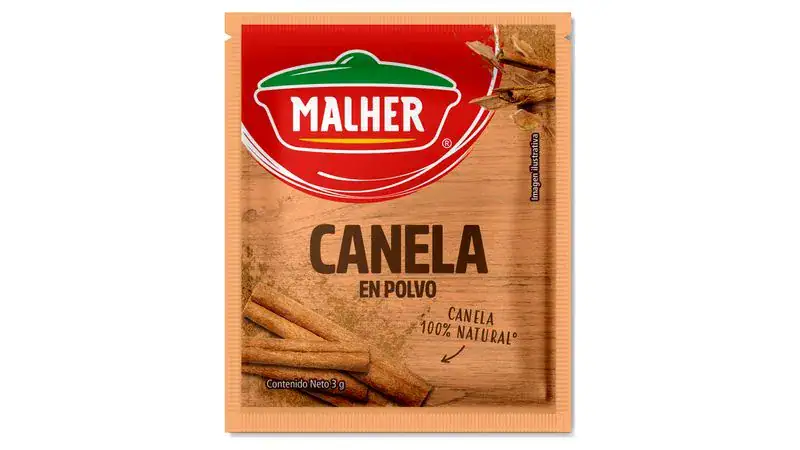Canela en Polvo Malher 6 Sobres de 3 g