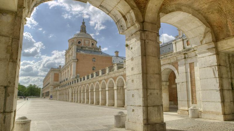 Vista del Palacio Real y los jardines de Aranjuez, escenario del rodaje de Woody Allen
