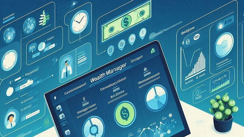 Wealth management strategy visualization