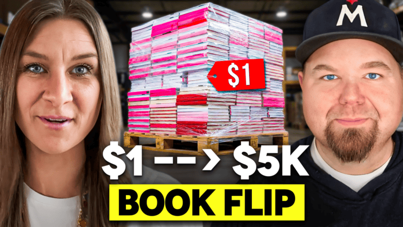 mindi flips pallets of books on ebay