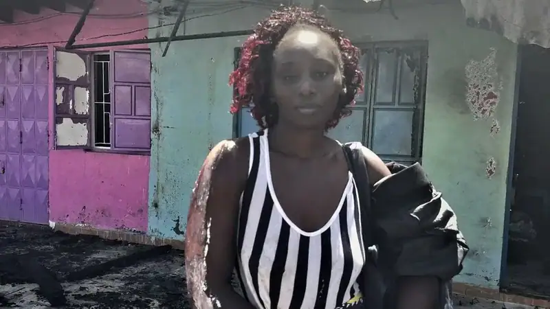 Nairobi fire: Gas blast in Kenyan capital kills three and injures nearly 300 _132532368_jackline.jpg
