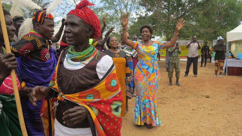 Karamoja Residents Celebrate as Lands Minister Nabakooba Hands Over Certificates Of Customary Land Ownership To 5000 Households nabak3