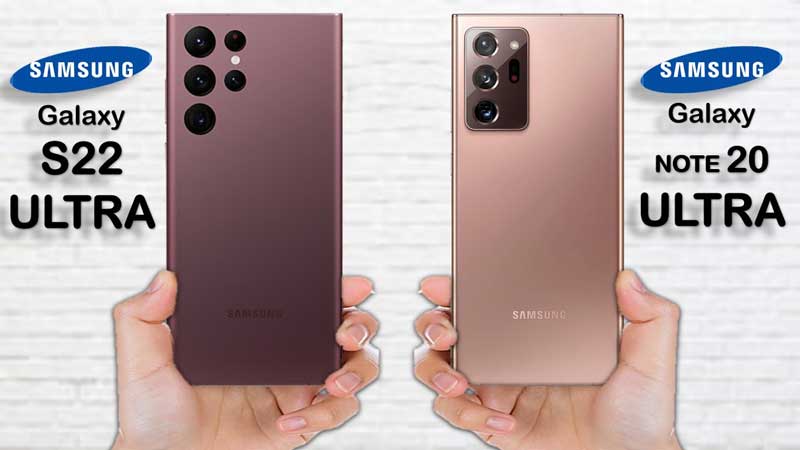 Galaxy S22 Ultra и Galaxy Note 20 Ultra имеют практически идентичный квадратный дизайн Galaxy S22 Ultra и Galaxy Note 20 Ultra имеют практически идентичный квадратный дизайн