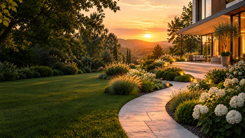 Gartenpflege – illustrierte Bildwelt