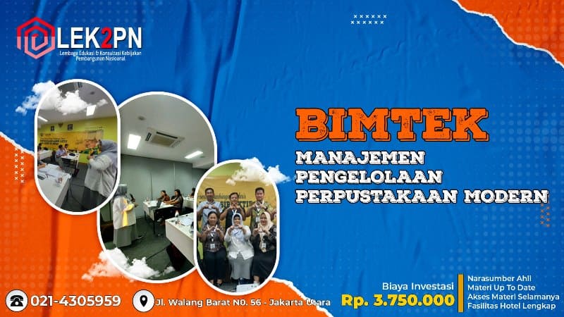 BIMTEK MANAJEMEN PENGELOLAAN PERPUSTAKAAN MODERN