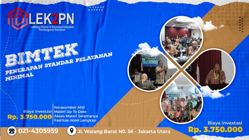 BIMTEK PENERAPAN STANDAR PELAYANAN MINIMAL