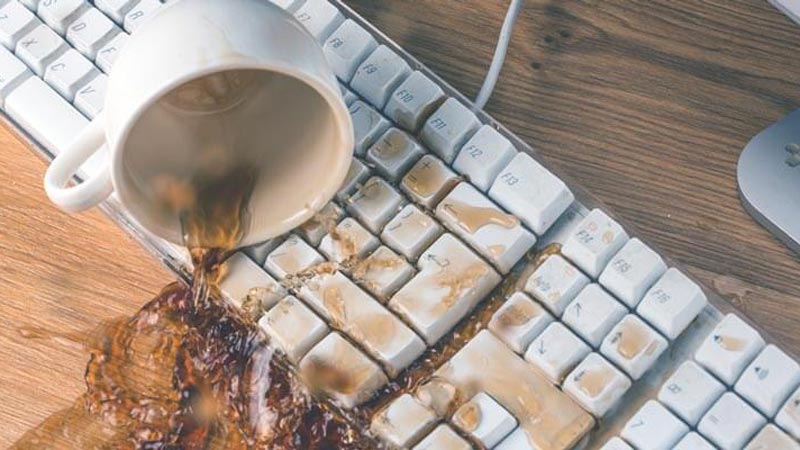 Spilled Coffee on My Keyboard West Michigan IT Support
