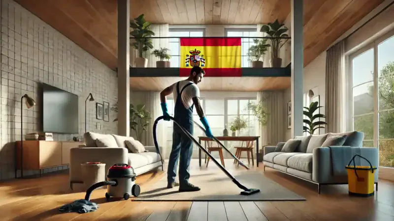 Trabajar en España en la Limpieza de Casas Vacías