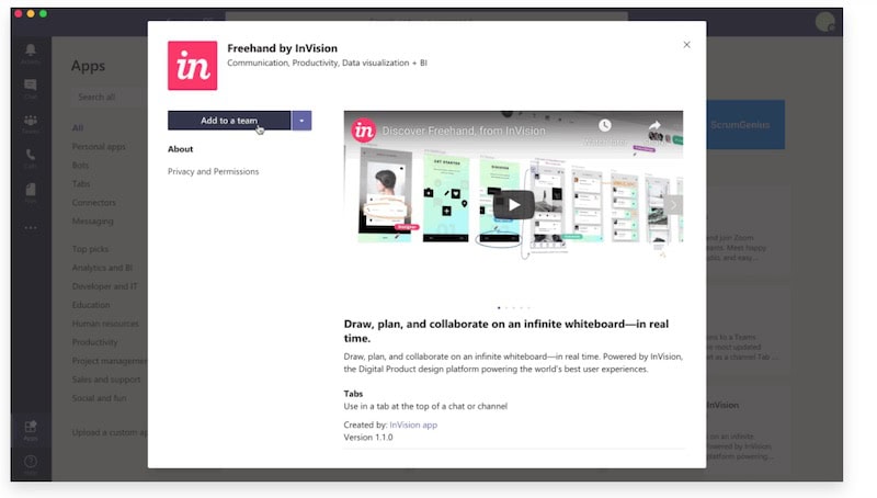 How-to-Install-Freehand-Digital-Whiteboard-in-Microsoft-Teams