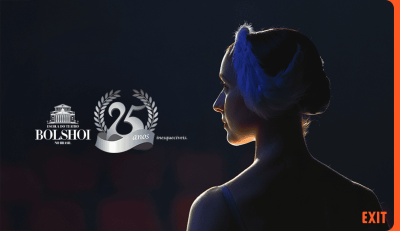 Escola do Teatro Bolshoi no Brasil celebra os 25 anos com campanha assinada pela Exit Marcas Vivas