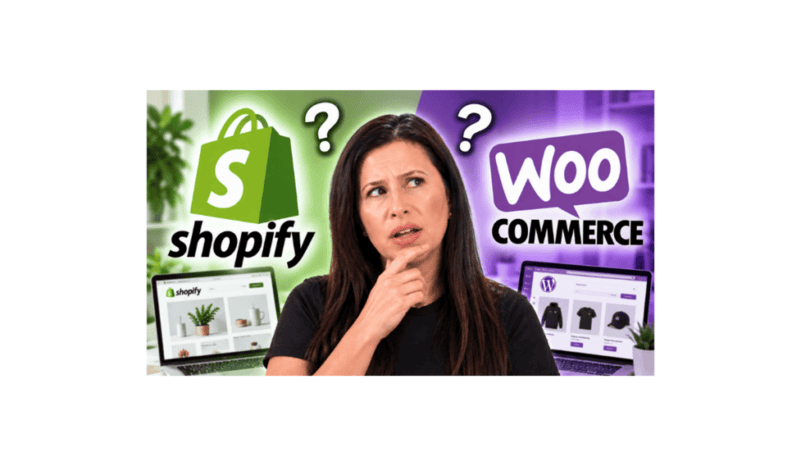 Shopify and WooCommerce ecommerce platforms compared.