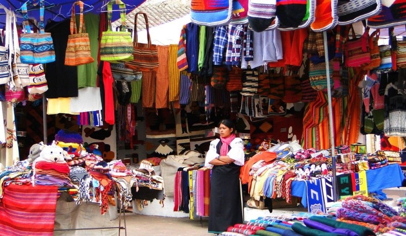 You will never be short of souvenirs to take home from Otavalo