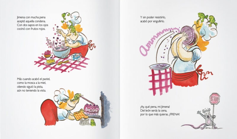 La cena del león libro