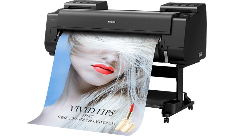 Canon imagePROGRAF 大判プリンターから出力される大判写真