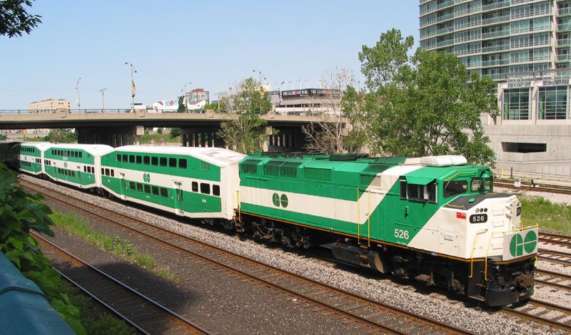 Go Train cancelled at Oakville due to public accident
