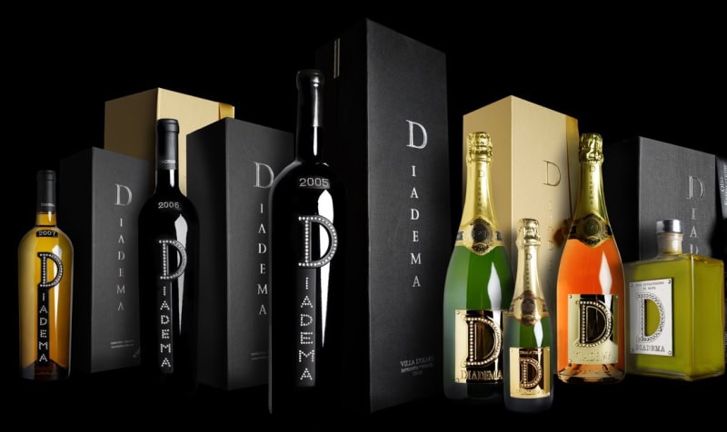The eye-catching designs of Diadema winery are enhanced with Swarovski crystals