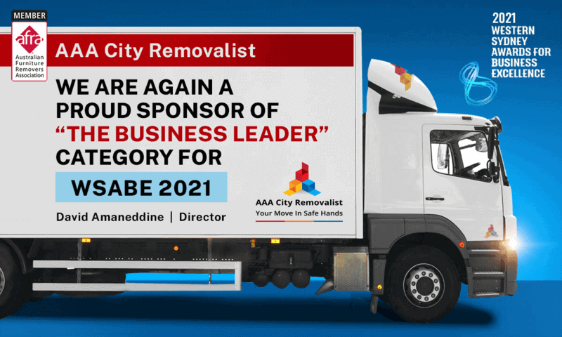 AAA City Removalist Sponsors the ‘Business Leader’ WSABE Award 2021