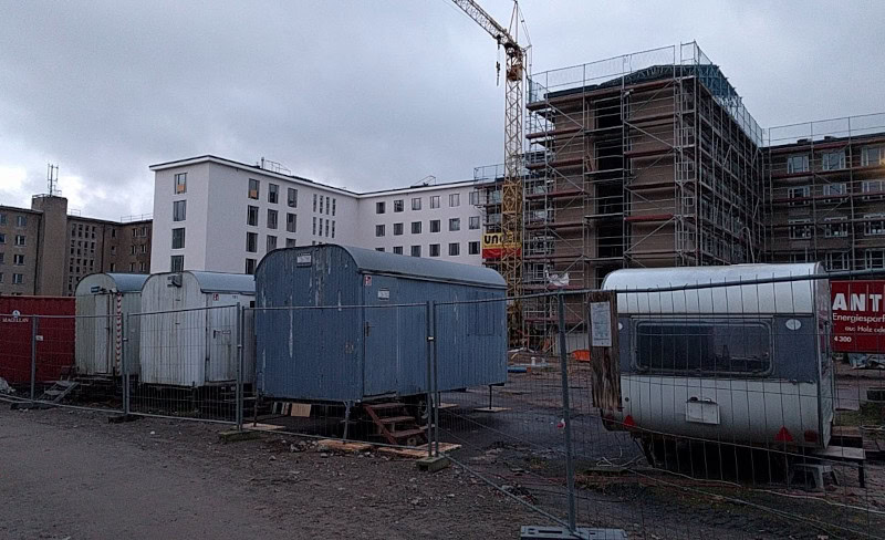 KdF Umbau und Renovierung der Komplexe. Geschichte in Prora.