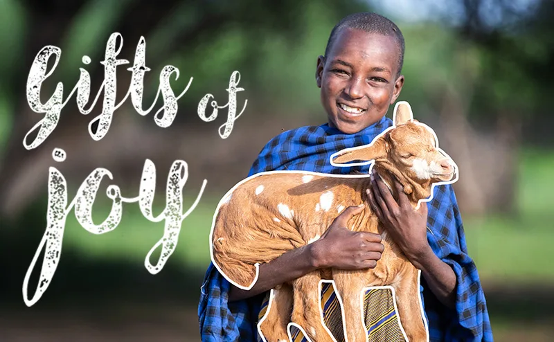 Gifts of joy mobile banner