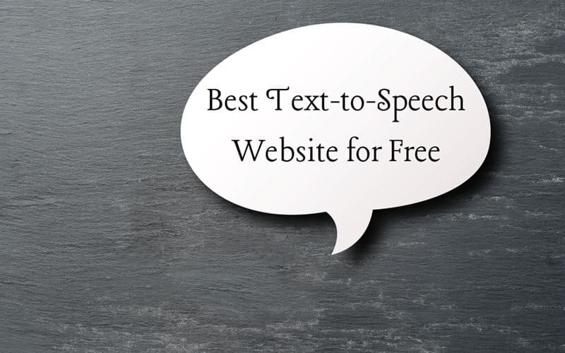Text to Speech Website