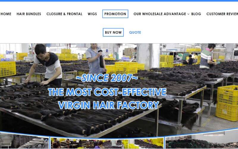 Honest Hair Factory wholesale supplier of Chinese hair